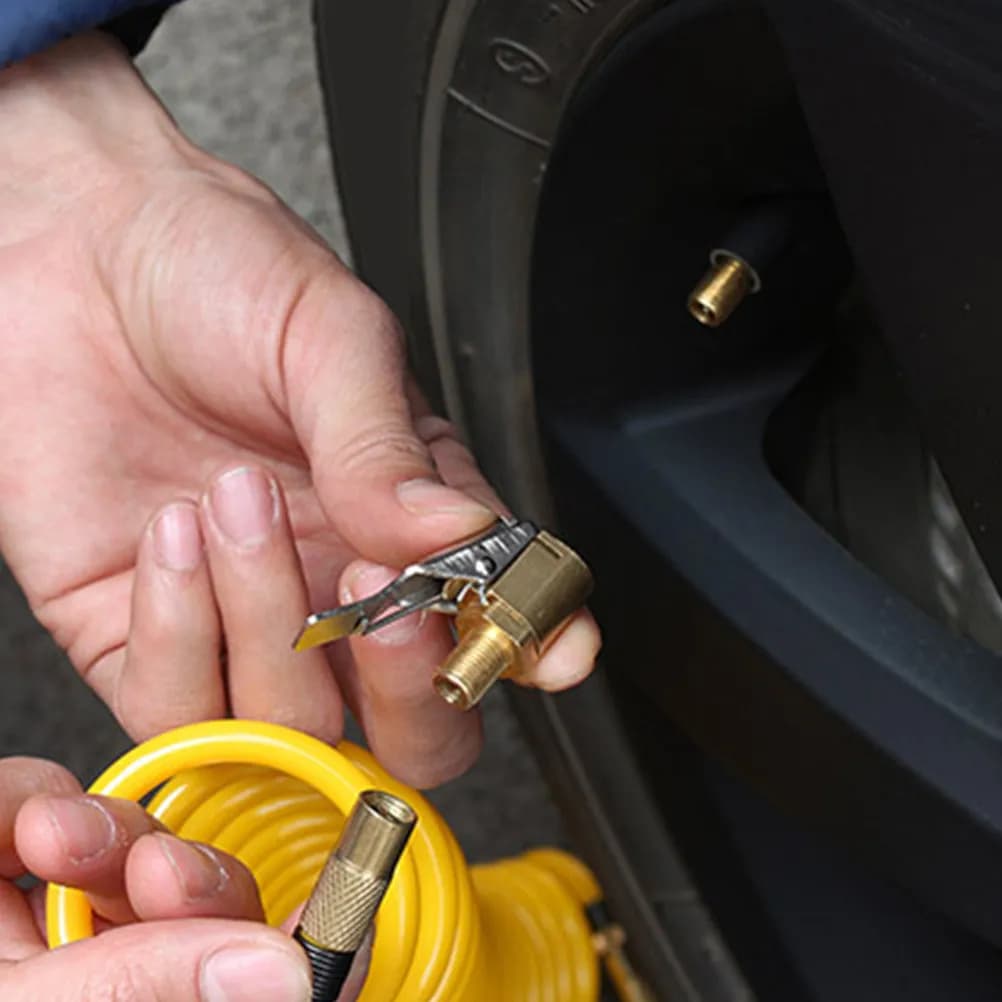 Adattatore Premium da Valvola Presta a Valvola Standard per Pompa d'Aria, Connettore per Bici da Corsa, Moto, Auto, Strumento di Conversione per Tubo del Gas