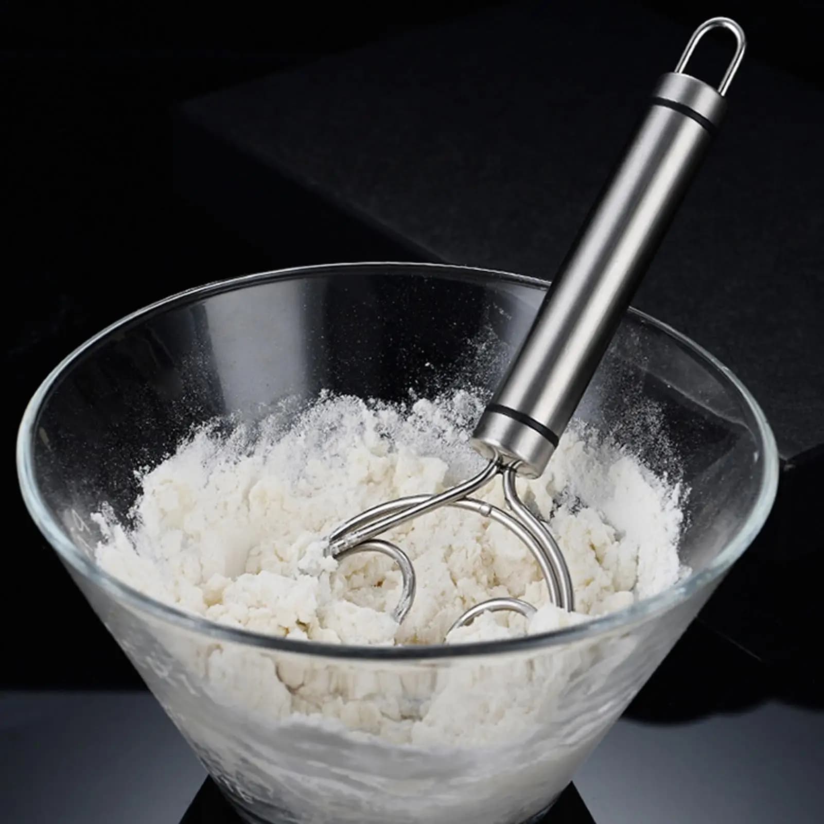Gancio per impasto Processo di stampaggio a una linea Testa elicoidale binoculare per pasticceria Biscotti Torta SourdoughBread Frusta Pane Frusta Strumento
