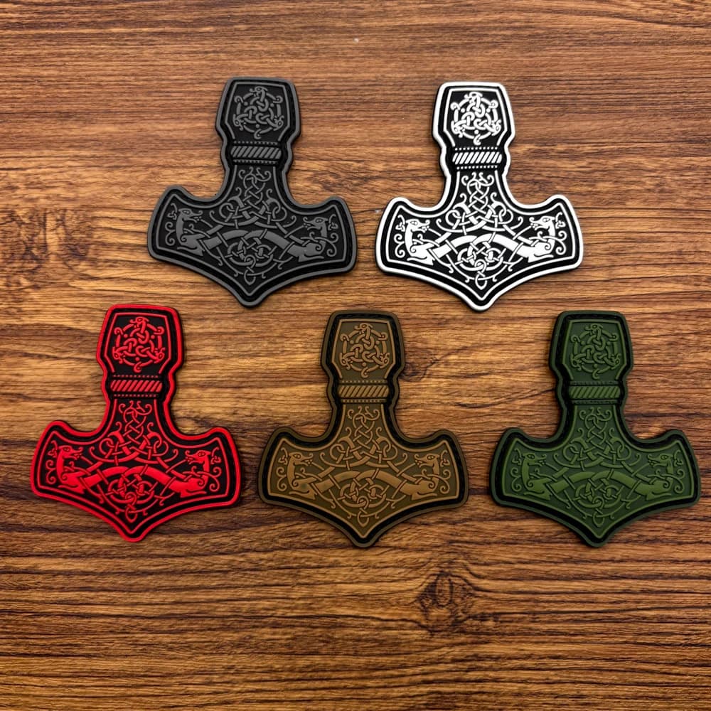 Patch in PVC con motivo ancora da barca, effetto fosforescente, per bracciali, zaini e gilet tattici, decorazione per abbigliamento, ricamo, in gomma morbida