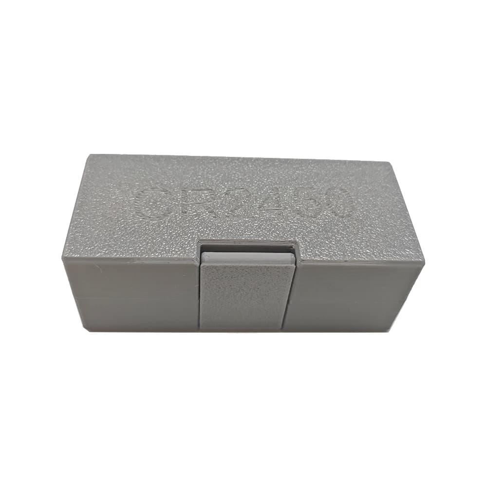 Custodia per organizer con scatola portaoggetti per batteria rettangolare con fibbia CR2450 10 slot