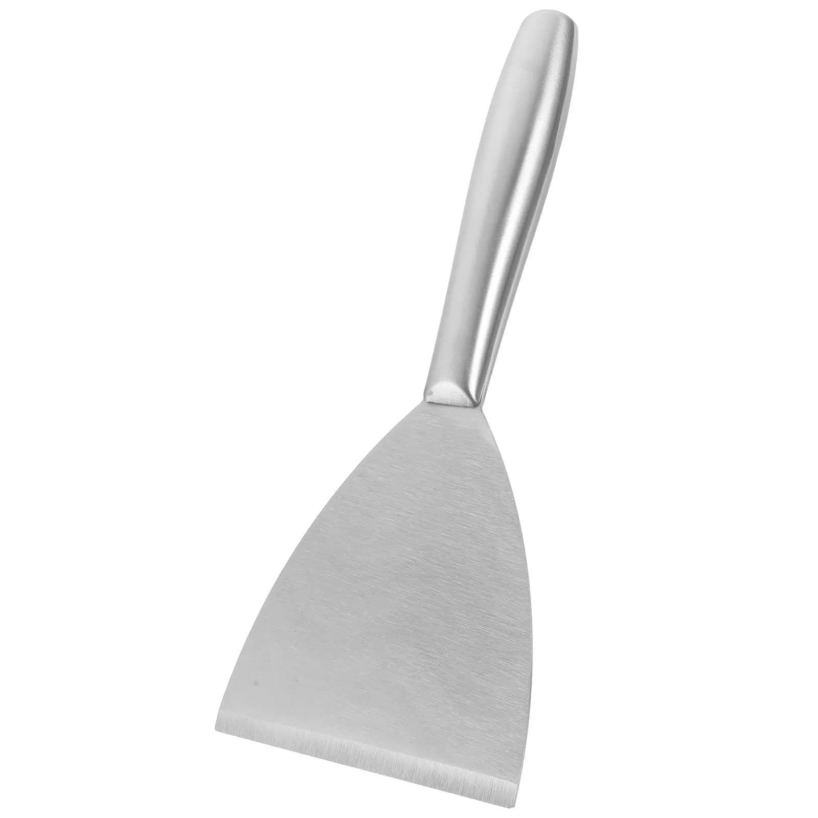 Raschietto per Pulizia Cucina in Acciaio Inox, Rimuovi Macchie di Olio Resistente, Strumento per Rimozione Residui da Pareti e Pavimenti per Uso Domestico