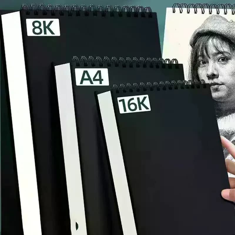 1 Pack 30 Sheets 8K 16K A4 A5 A6 Top Spiral Bound Acid-Free Sketch Book Pad Art Drawing Painting Paper For Artists Students