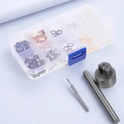 Set di 1 Fibbia a U per Lacci, Ganci in Metallo Resistenti per Stivali, Escursionismo, Campeggio, Riparazione Lacci, Uso Fai-da-Te