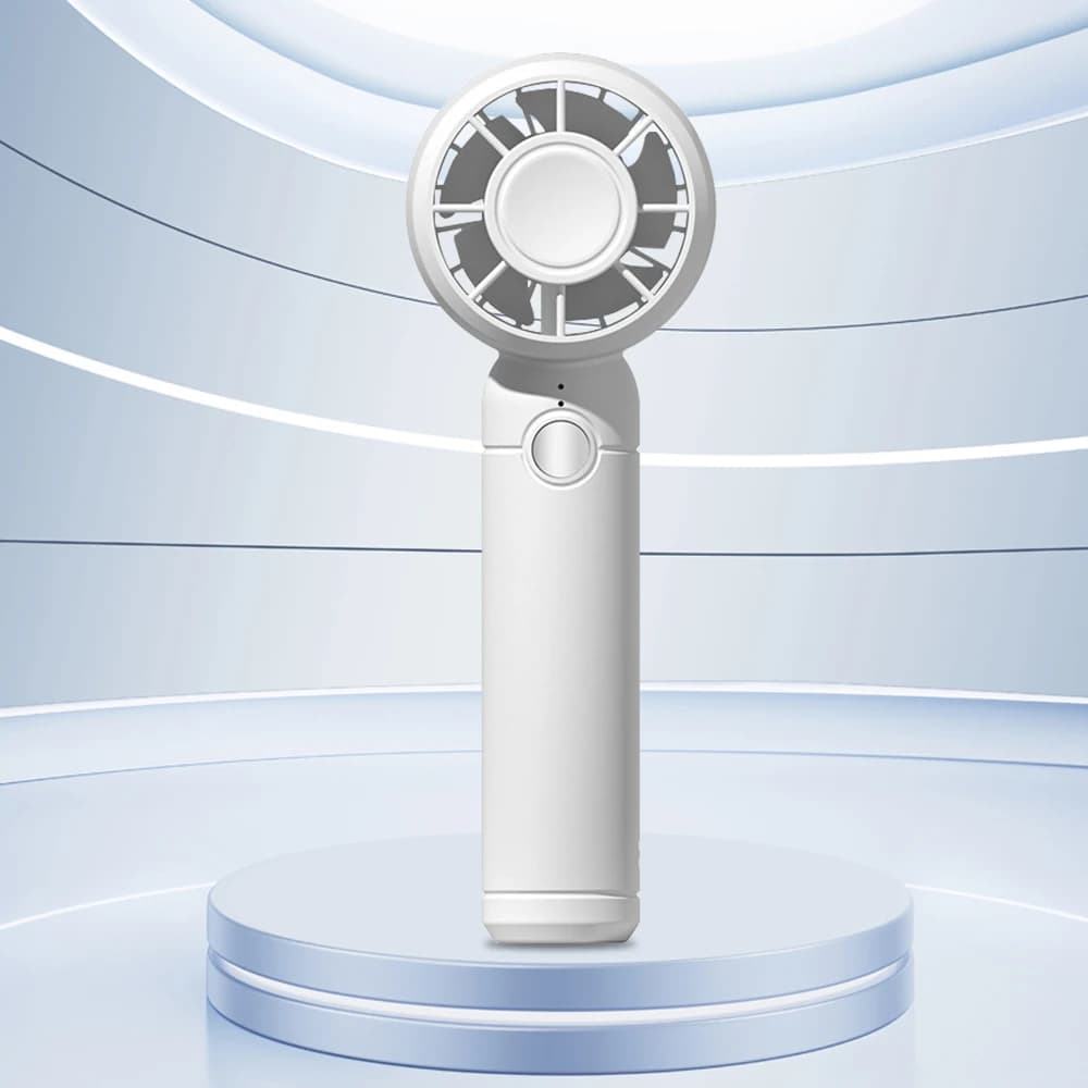 Nuovo ventilatore elettrico portatile 2025 con ricarica USB veloce, flusso d'aria ultra silenzioso e potente