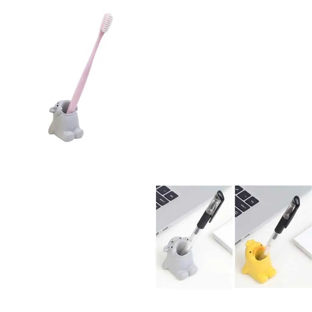 Supporto in resina portaspazzolino multifunzionale per animali dei cartoni animati per spazzolini da denti, tazze e altre per il