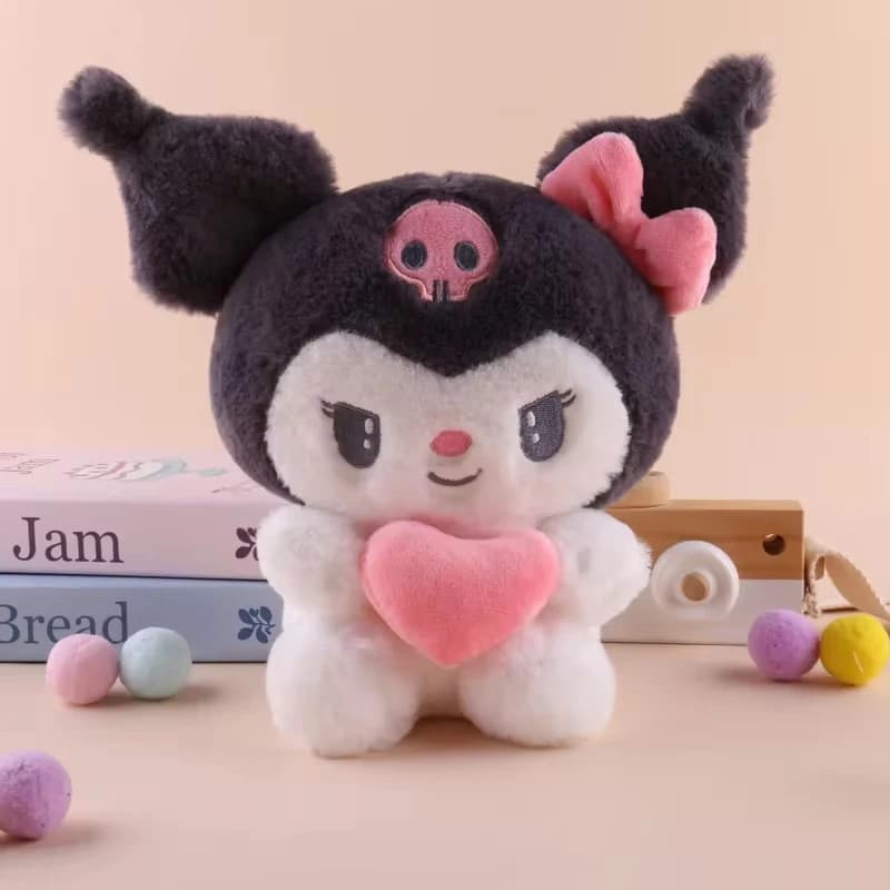 Sanrio Hello Kitty Kuromi Pillow KT Plush Toy Girls Soft Stuffed Animal Toys Heart My Melody Cinnamoroll Stuff Doll Gifts/