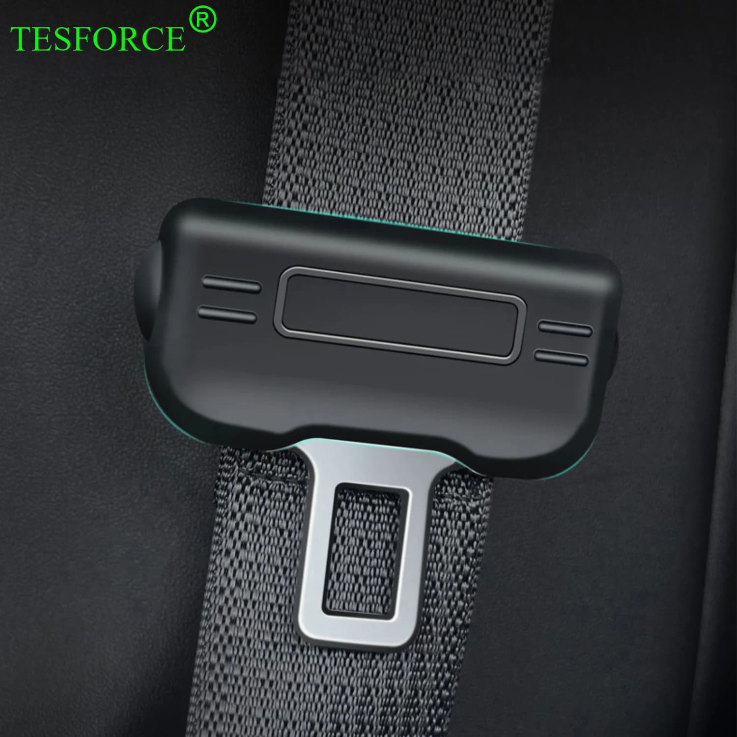 For Tesla Model 3/Y Safety Belt Crash Head Spin Cover Anti-Silver In Silicone Anti-Scratch Front Back Safety Belt Spine Covers
