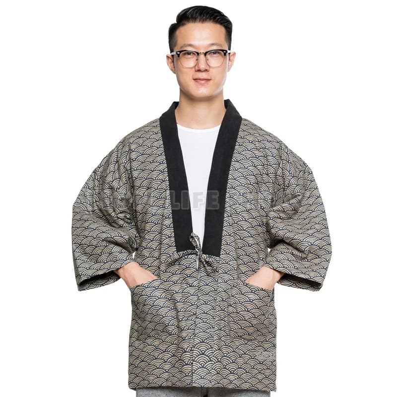 Nuovo Kimono Giapponese Hanten Invernale Imbottito in Cotone per Uomo e Donna, Cappotto Haori Caldo