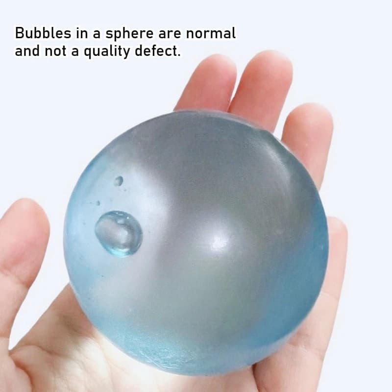 Giocattolo Squishy Blu in Maltosio, Simpatico Giocattolo Antistress Trasparente a Forma di Mochi, Morbido Giocattolo Antistress a Rapido Ritorno per Bambini e Adulti