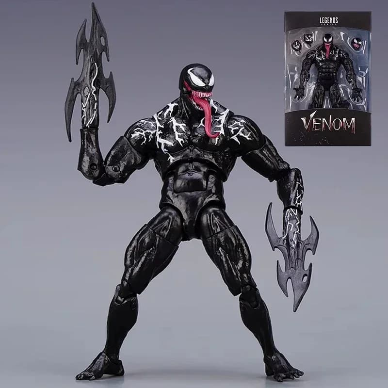 Action Figure Marvel Venom SHF Legends, Giocattolo Articolato, Statua Modello da Collezione, 7 Pollici, Ultra Mobile, Regalo