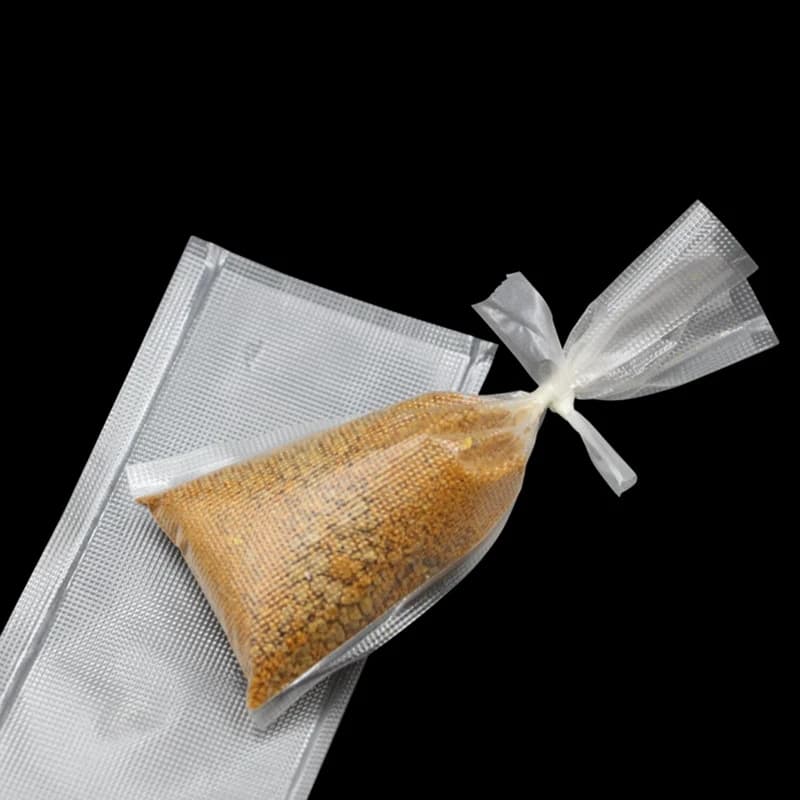 Nuove 50 Sacchetti PVA Disponibili per la Pesca alla Carpa, Sacchetti in Rete PVA per Boilies e Pellet da Carpa, per il Lancio dell'Esca 7*14CM