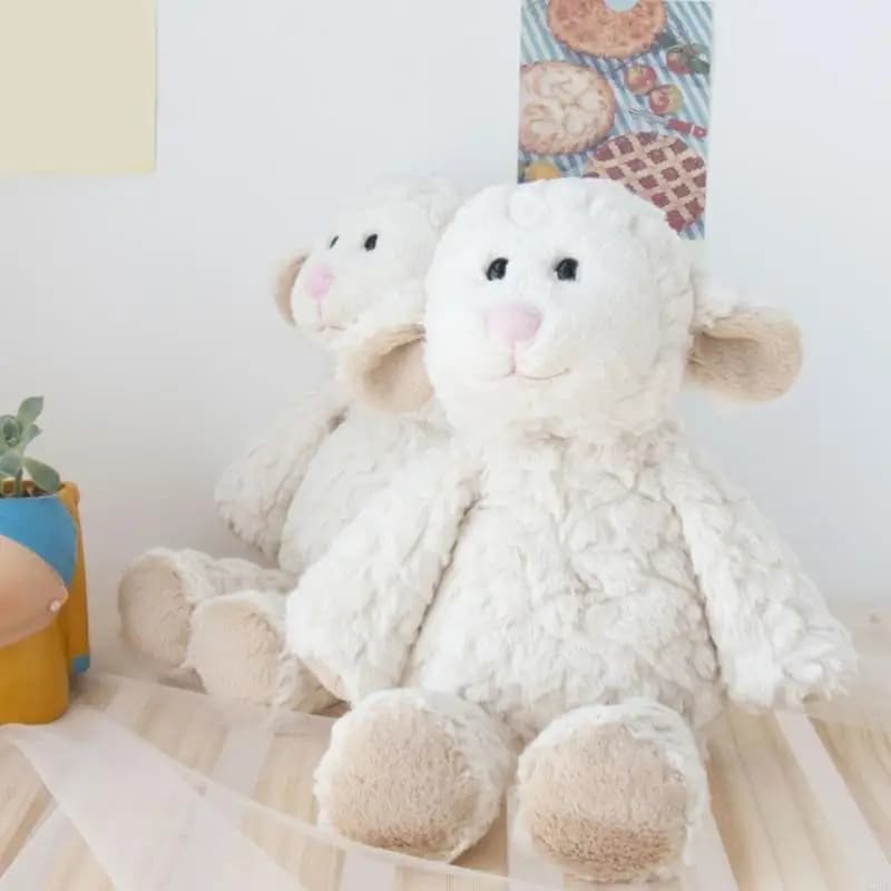 Pecora peluche rilassante Giocattolo agnello cartone animato peluche Camera da letto Emozione Placare per i