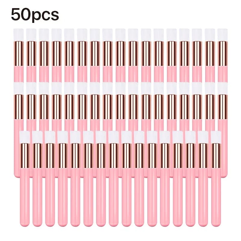 3/10/20/50/100pcs Spazzola per la pulizia delle ciglia Spazzola per shampoo per ciglia per estensioni delle ciglia Peel Off Strumenti per il trucco per la rimozione dei punti neri