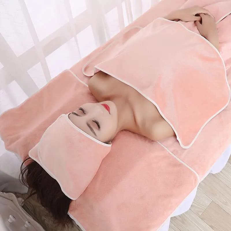 3 pezzi set di asciugamani in fibra per salone di bellezza turbante + asciugamano + fodera per cuscino asciugamani SPA massaggio foulard spesso asciugamano da letto ad asciugatura rapida assorbente