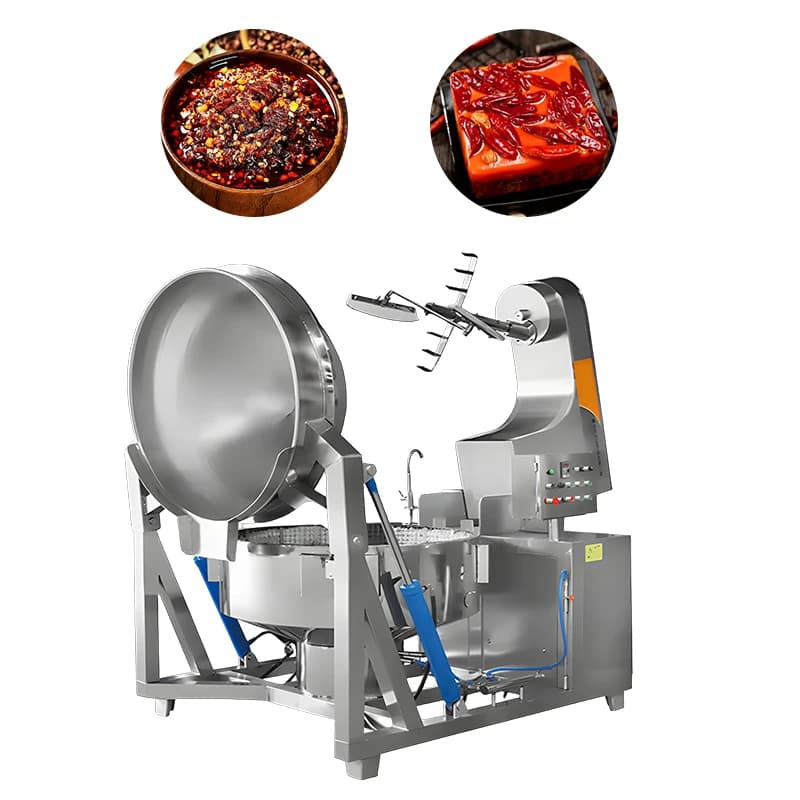 Customized High Quality Electric Heating Cooker Pot Jacketed Cooking Kettle with Mixer for Food