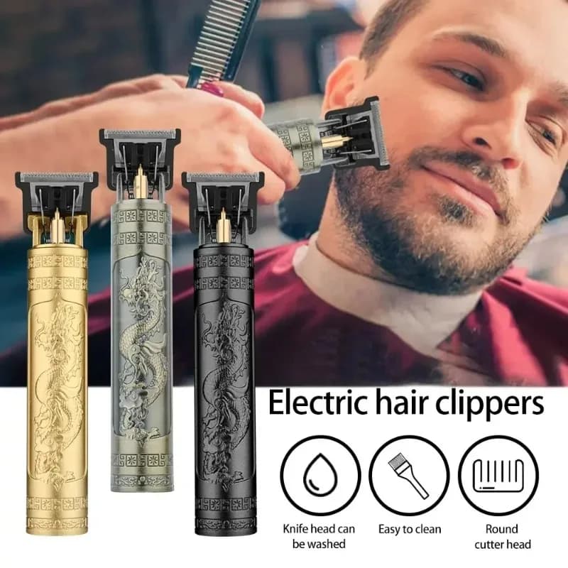T9 electric haircut rechargeable via USB - Trimmer professional all in one for haircut and beard man, wireless design
