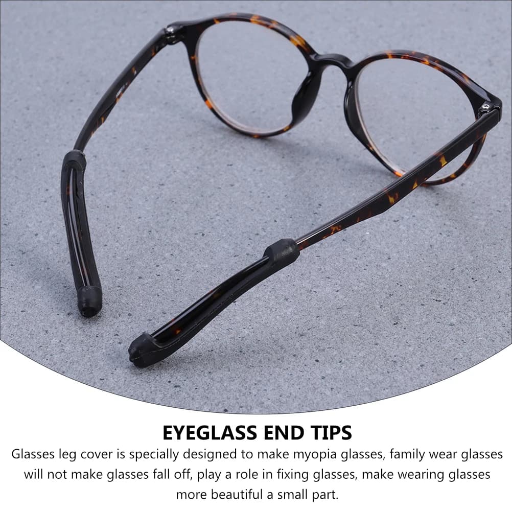Silicone Anti Slip Glasses Leg Cover Eyewear Temple Tip Sunglasses End Piece Holder Sleeve Goggle Repair Tool