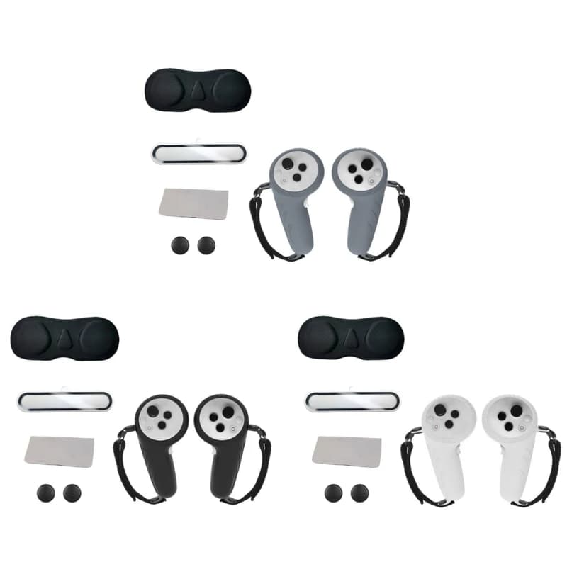 Convenient PICO 4 Ultra VR Glass Handle Cover for Silicone VR controllers with lens protective film