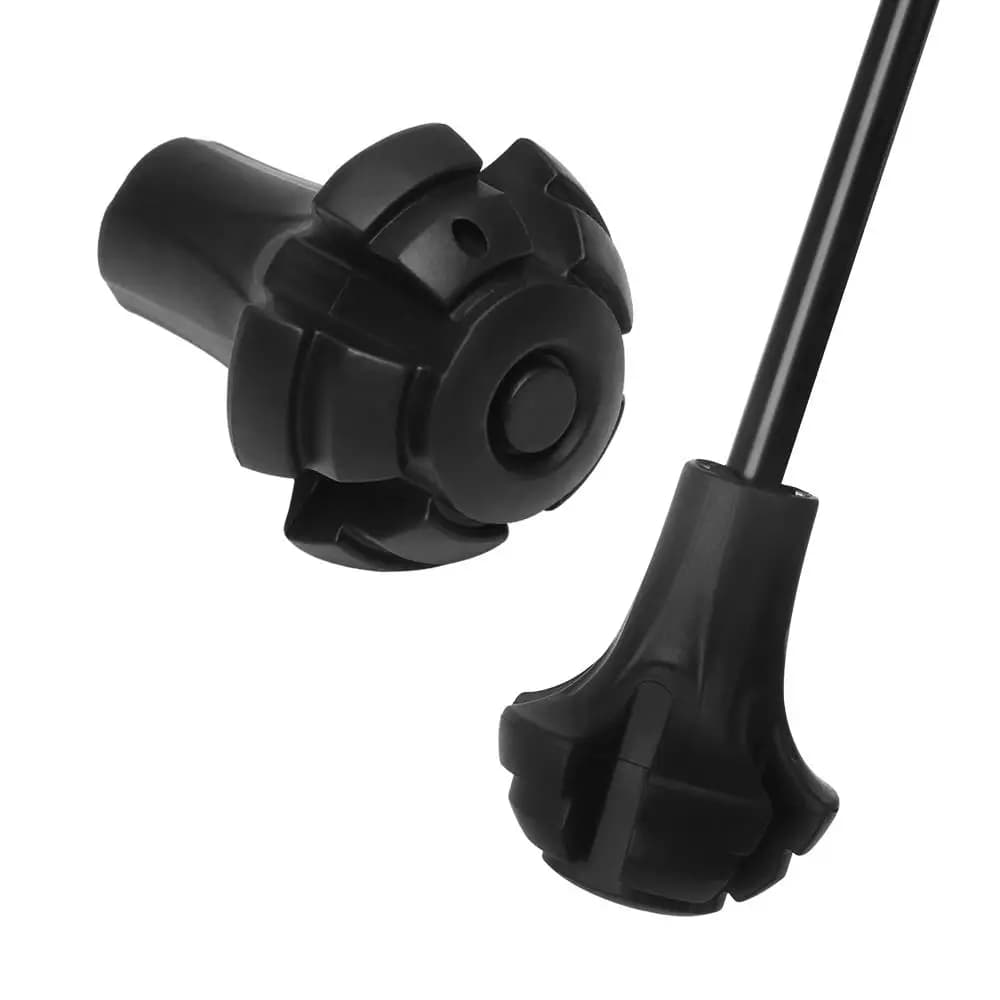 1PC Non-Slip Walking Stick End Hiking Pole Tip Protector Rubber Pad Replacement Bottom Cover For Outdoor Mountain-Climbing Stick