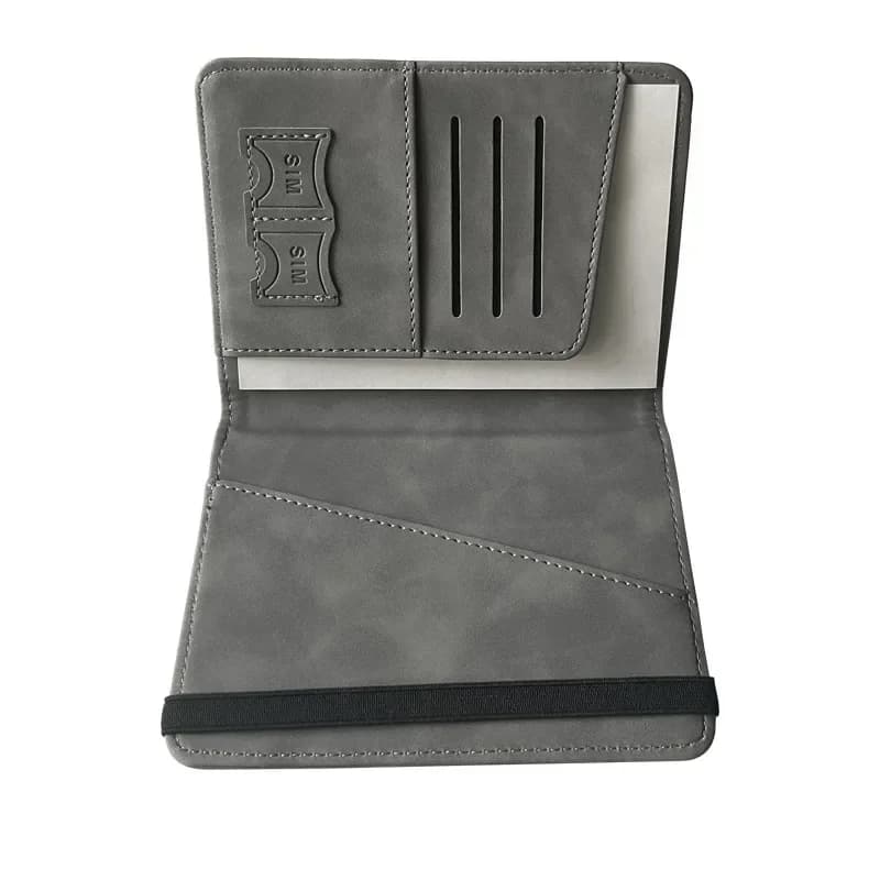 Portafoglio Borsa in pelle Pu da donna ID Carte di credito aziendali Protezione classica contro lo sporco Copertine per passaporto Borsa porta passaporto Custodia da viaggio