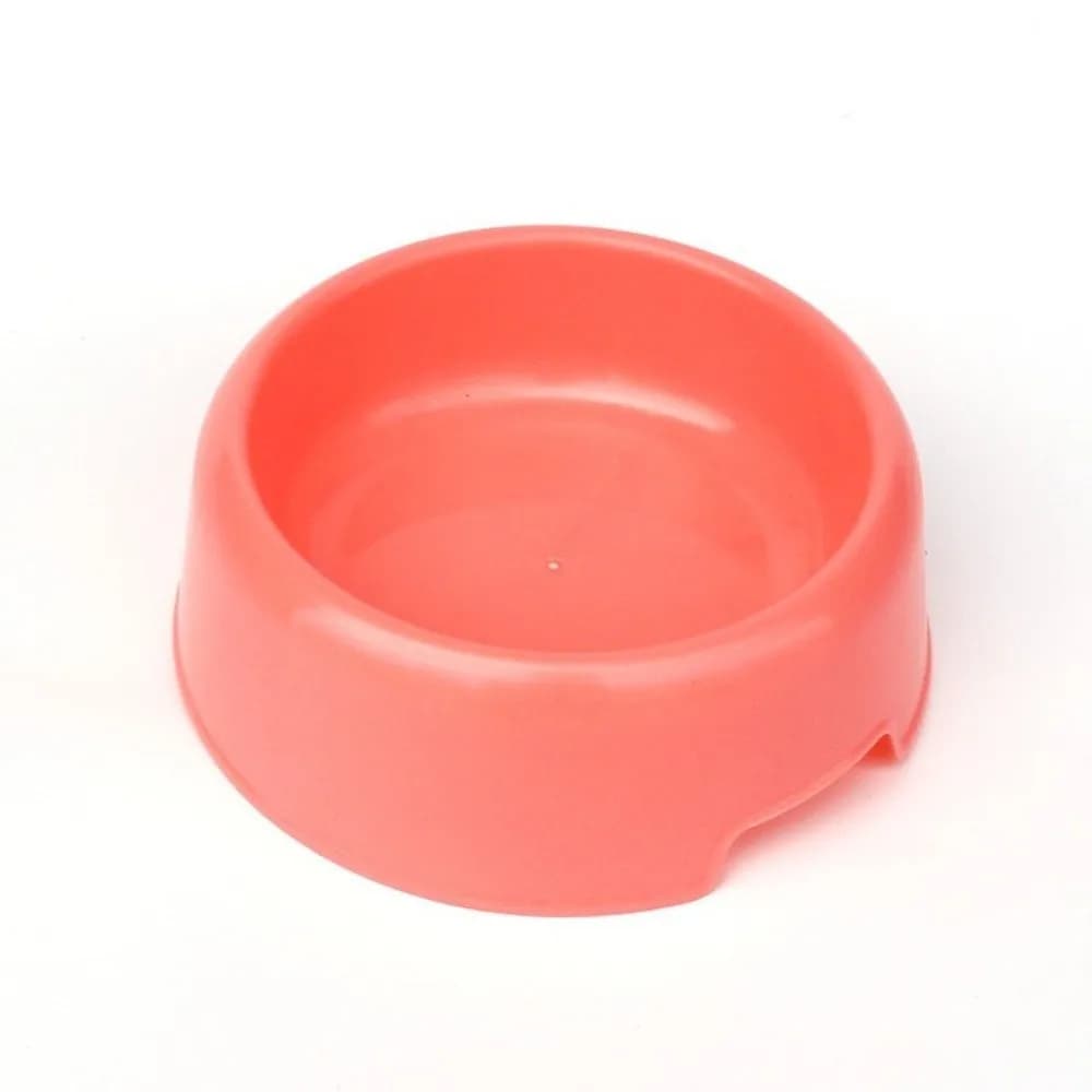 New Round Shape Cat Bowl Non-slip Plastic Cat Plates Anti-Fall Flip Pet Food Dish Pet Feeding