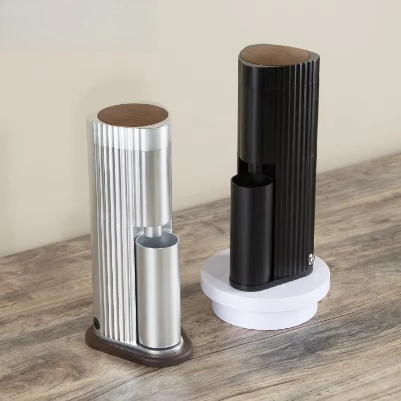 Electric Portable Coffee Grinder One-Click Coffee Maker Cafe Stainless Steel Burr