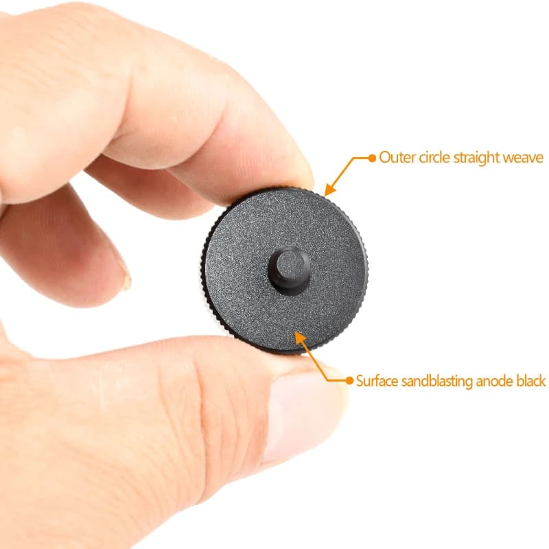 1 Pezzo Vite di Conversione Universale per Fotocamera da 1/4 Maschio a 3/8 Doppia Filettatura, Vite per Montaggio Treppiede, Adattatore a Sgancio Rapido per Fotocamera