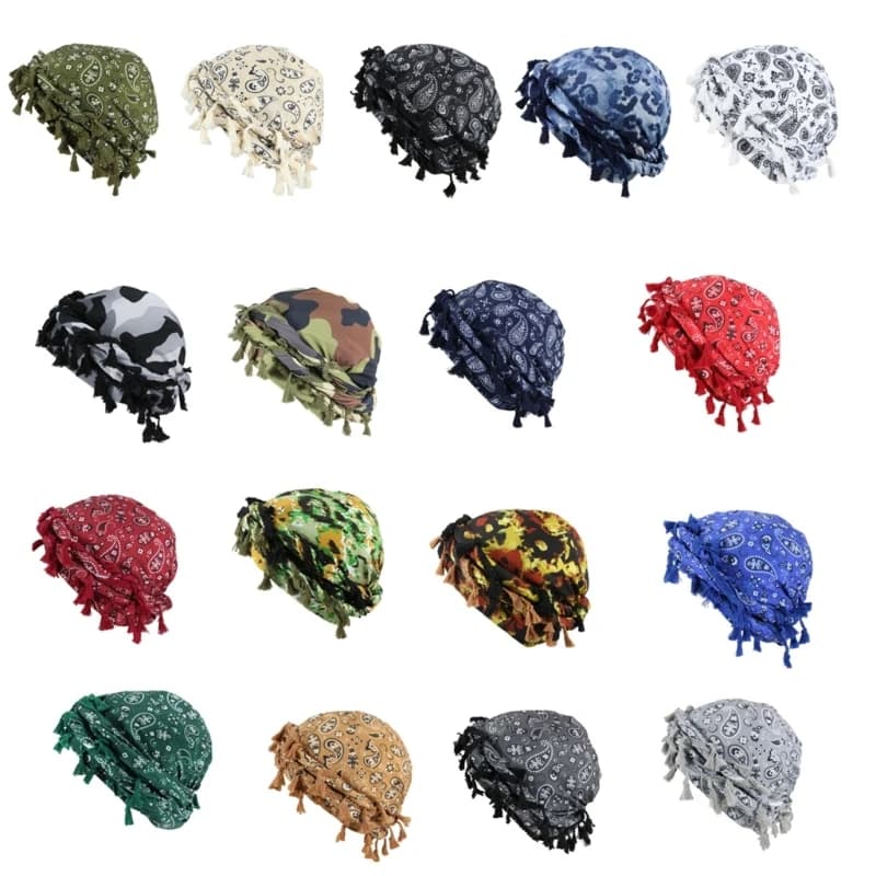 400A Men Twist Head Wrap Sweat Wicking Pirate Hat for Climbing and Cycling Sports Headwear for Cycling and Running Head Wrap