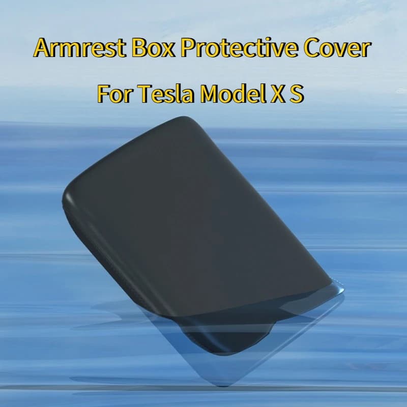 Copertura protettiva per scatola bracciolo per Tesla Model XS Copertura console centrale Custodia antigraffio Copertura scatola bracciolo Tappetino Accessori auto
