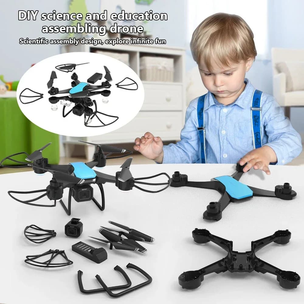 JJRC H108 Insegnamento fai da te Assemblaggio Mini Drone Addestramento interattivo Altitudine fissa Fotografia aerea Drone aereo telecomandato