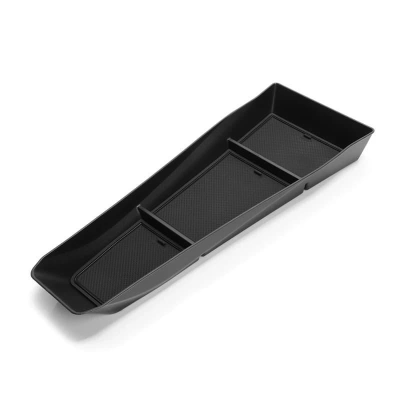 Center Console Lower Storage Box for BYD Seagull 2023-2025 TPE Double Layer Organizer Tray with Flip Lid Car Interior Accessorie