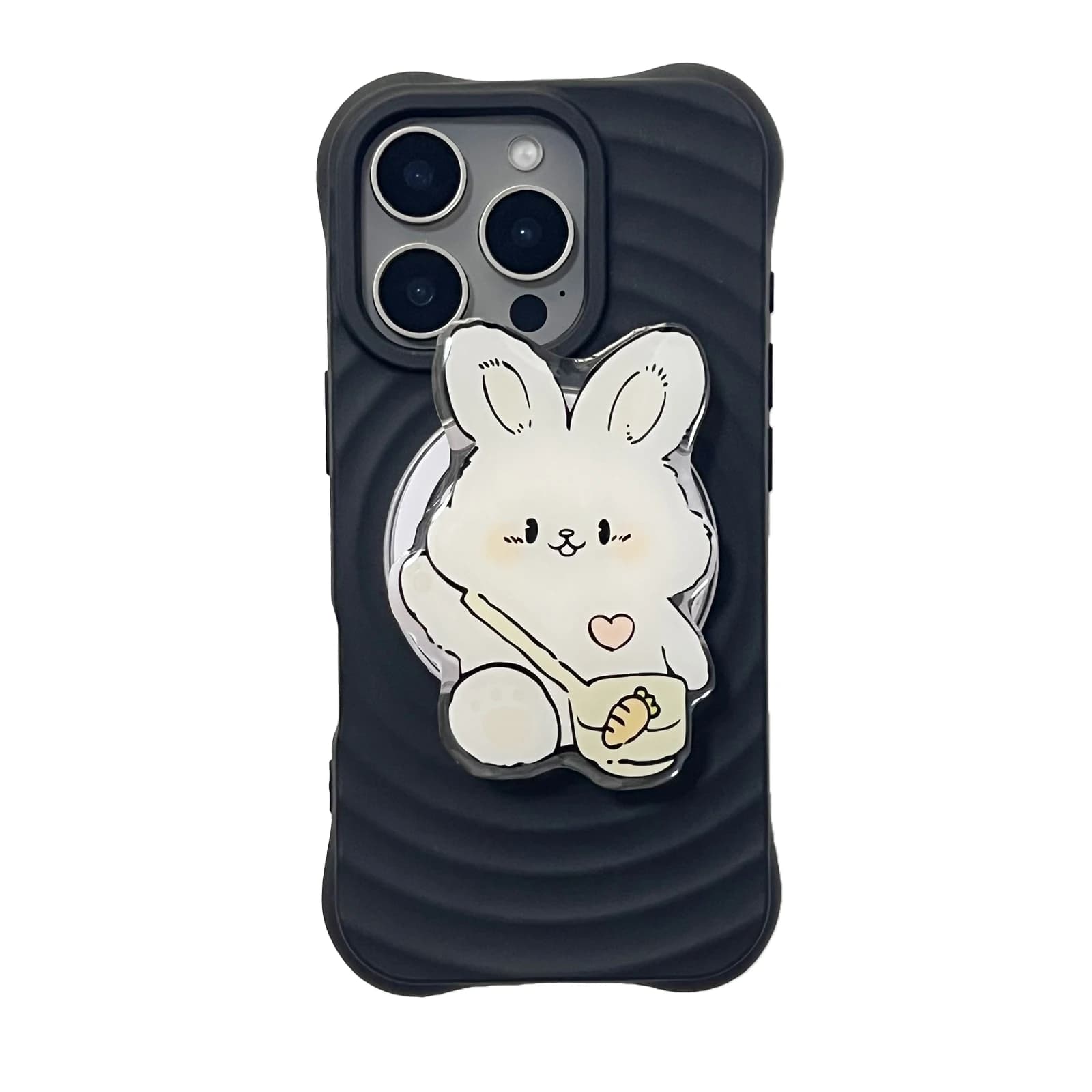 Supporto per telefono con coniglio adorabile per animali domestici carino Supporto Griptok per custodie iPhone Samsung Grip Tok Socket Staffa regalo per ragazza