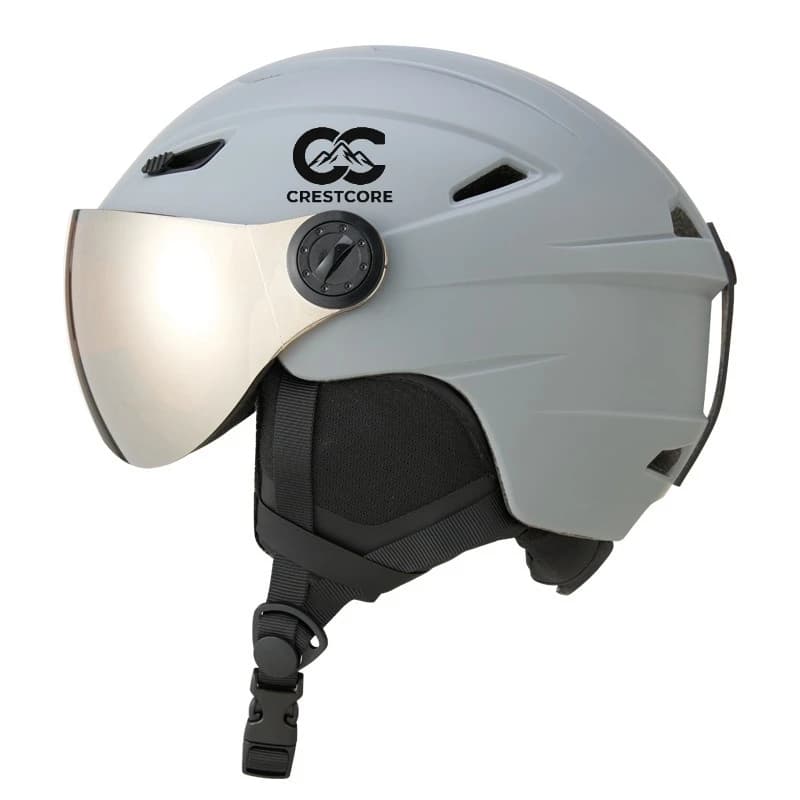 CrestCore New Integrated Ski Helmet with Ski Goggles, Warm and Comfortable for Adults, Suitable for Outdoor Sports