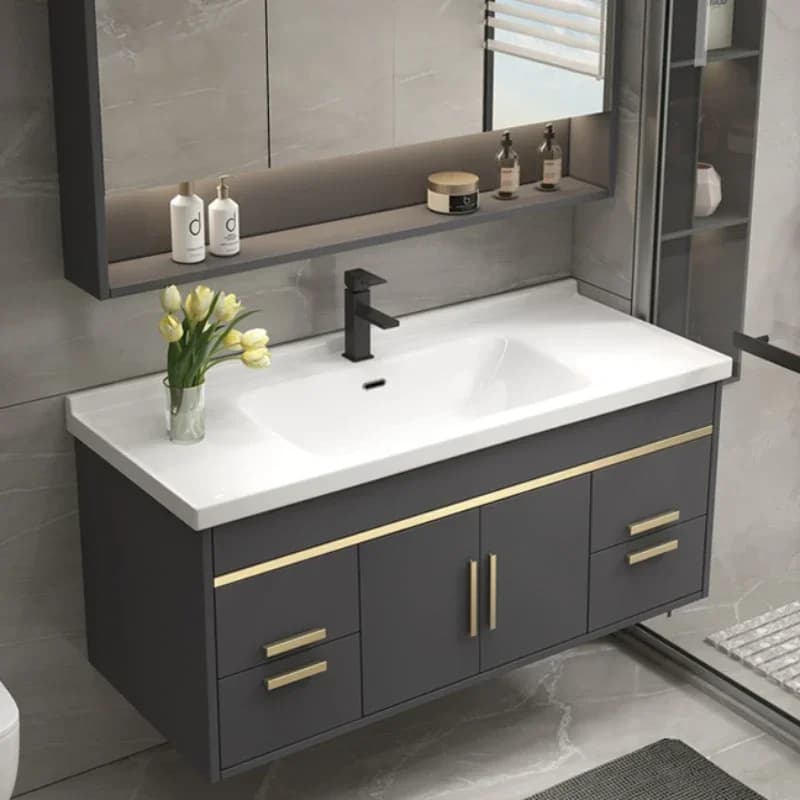 Armadi da bagno multiuso completi Portaoggetti da bagno in legno di lusso Specchi da parete per cucina Stazione medica Kabineti per bagno