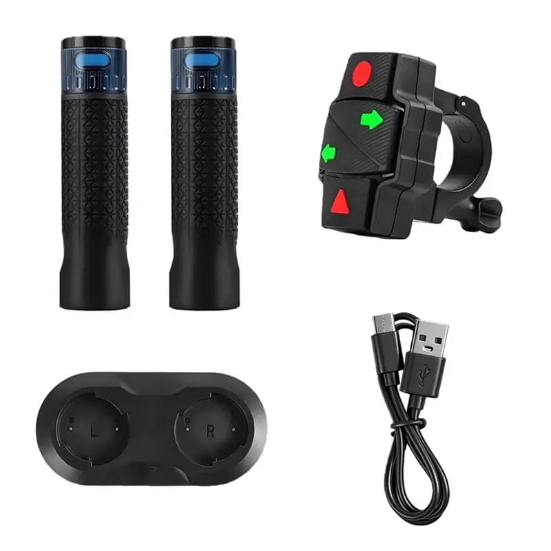 AB31-For M365 1S Pro 2 Mi3 Mi4 4Pro 4Lite Mi5 Electric Scooter Handlebar Grip Handle Turning Light Replacement Part