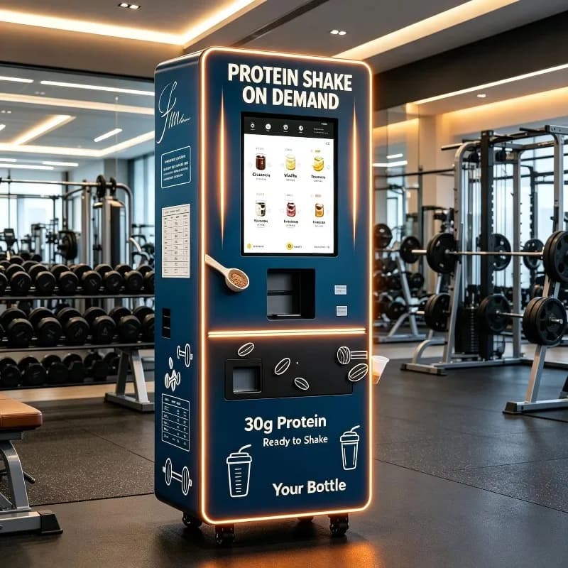Commercial Protein Vending Machine Protein Bars & Protein Drink Vending Machine For Gym Venue