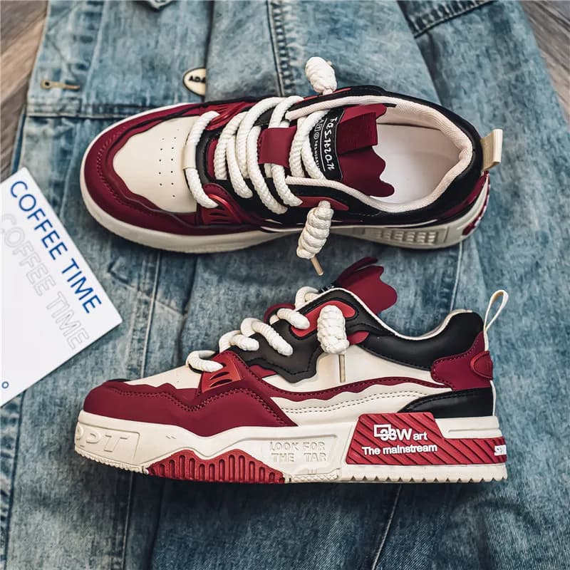 Sneakers Casual da Uomo in Mesh Traspirante, alla Moda, con Lacci, Scarpe da Corsa 2026, Sneakers Quotidiane per Camminata, Jogging e Allenamento