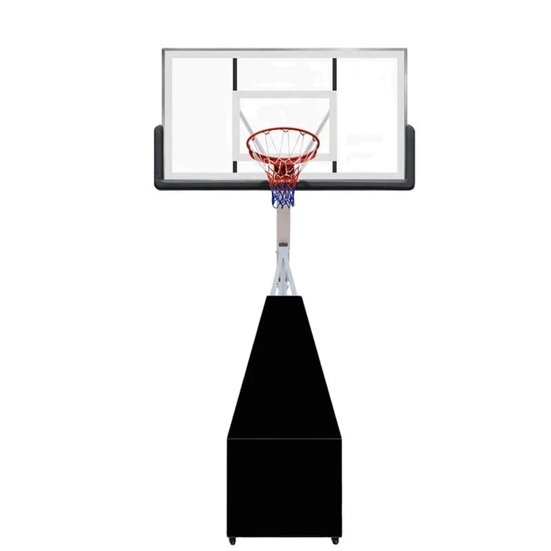 Impianti Professionali per Palestre all'Aperto, Sistema di Canestro Portatile, Supporto per Pallacanestro Pieghevole e Mobile - Promozione Vendite