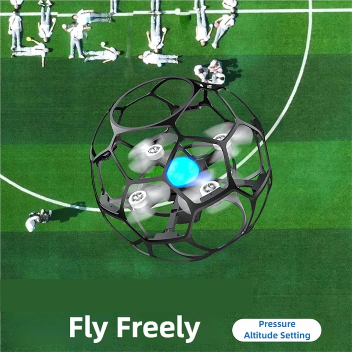 AA85 2.4G Remote Control Football Drone Kids Flight Training RC Toys Professional racing drone with HD FPV Children