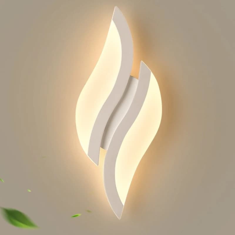 Lampade da Parete in Acrilico Stile Artistico Nordico per Camera da Letto, Luci da Tavolo per Lettura Fatte a Mano, Applique Eleganti e Lucide