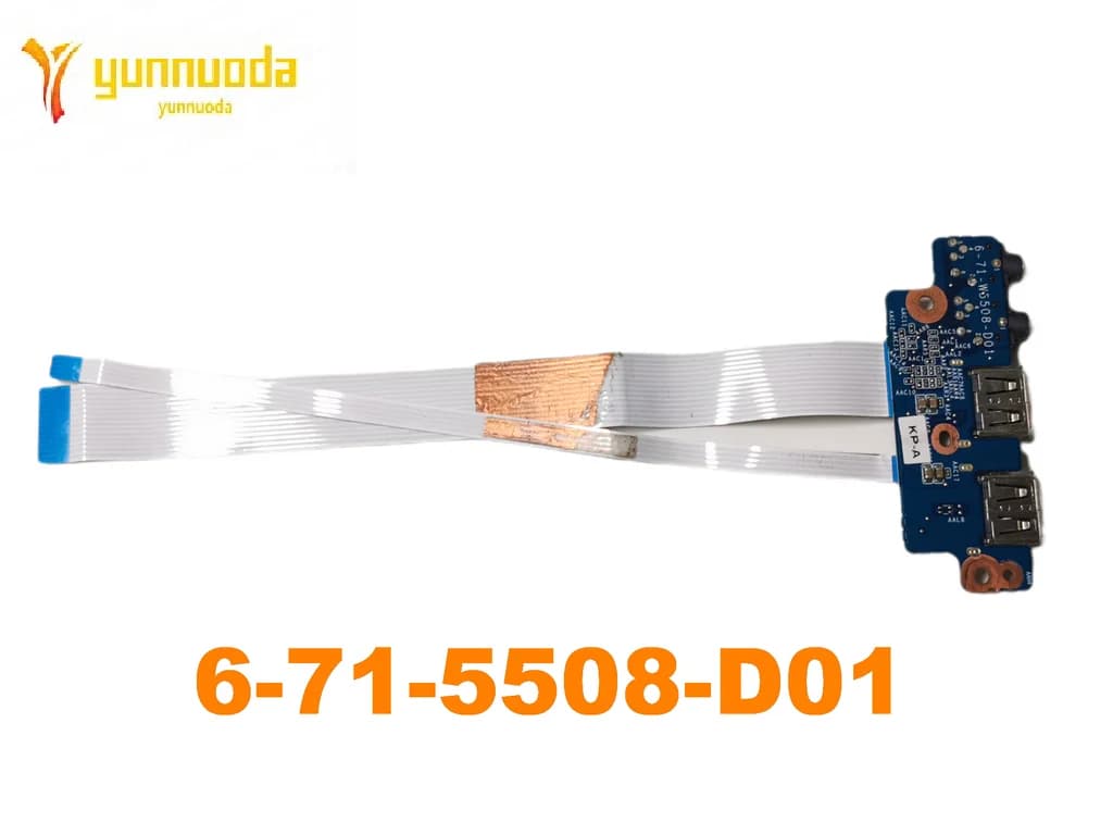 Scheda audio scheda USB originale per CLEVO 6-71-5508-D01 Con cavo testato al 100% buono