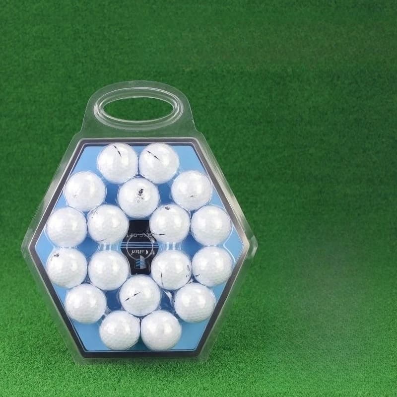 Set di scatole di cristallo da golf Regalo da golf Gioco di palline colorate Palla colorata 18 pezzi