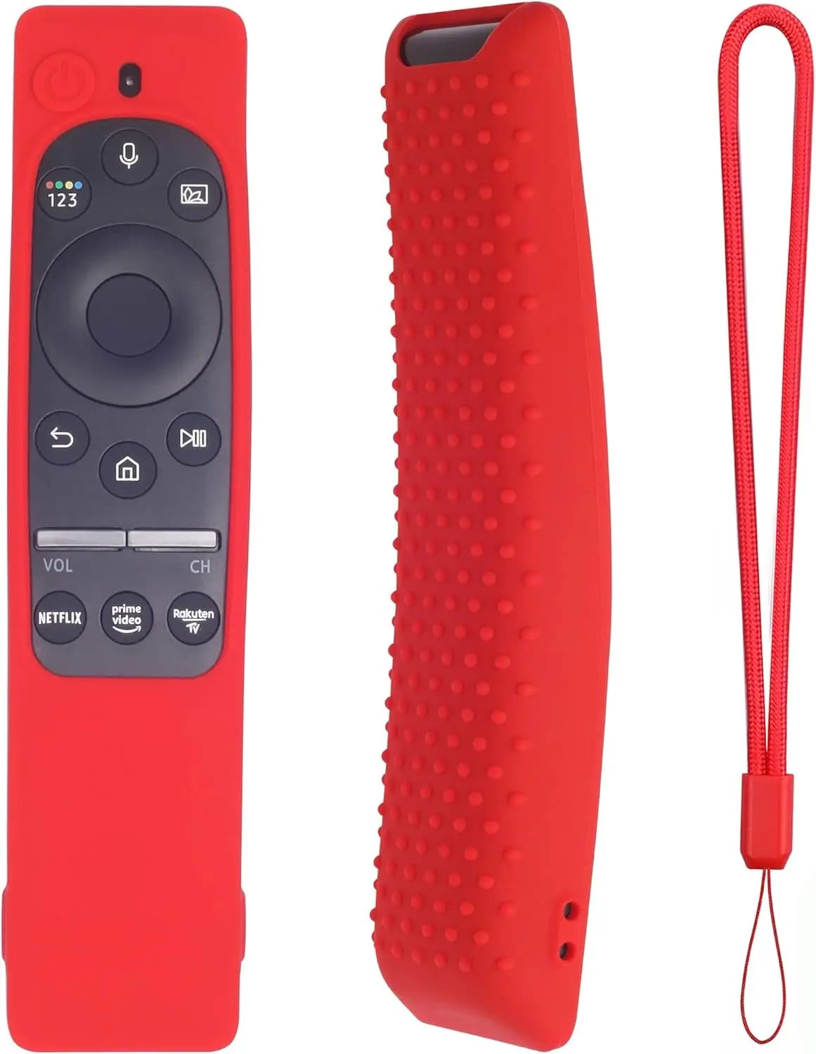 Cover protettiva in silicone per telecomando Samsung Smart TV serie BN59 BN59-01312A BN59-01274A custodia antiurto antiscivolo con cordino