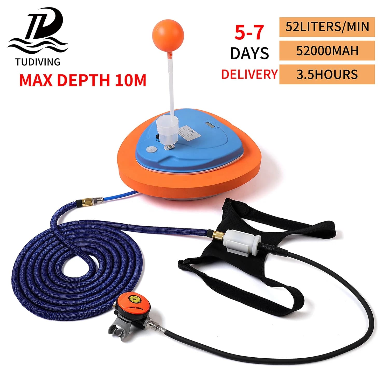 Z270 High-performance diving fan 3.5 hours underwater 10M Snorkeling Entertainment Nuoto Breathing