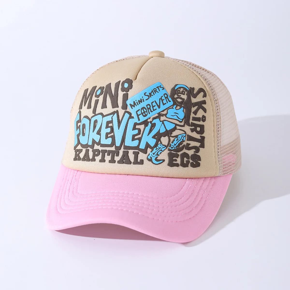 forever sponge baseball cap women men outdoor High quality Hip hop mesh cap Sunshade breathable trucker hat