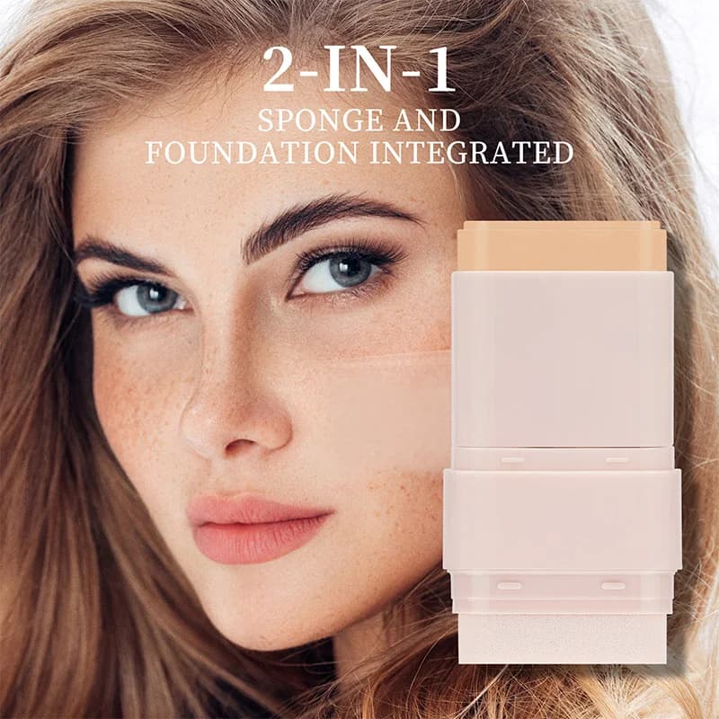 O'cheal Correttore Fondotinta Stick Viso Opaco Bronzer Contouring Copertura Idratante Trucco Crema Per Il Viso Portatile Con Spugna