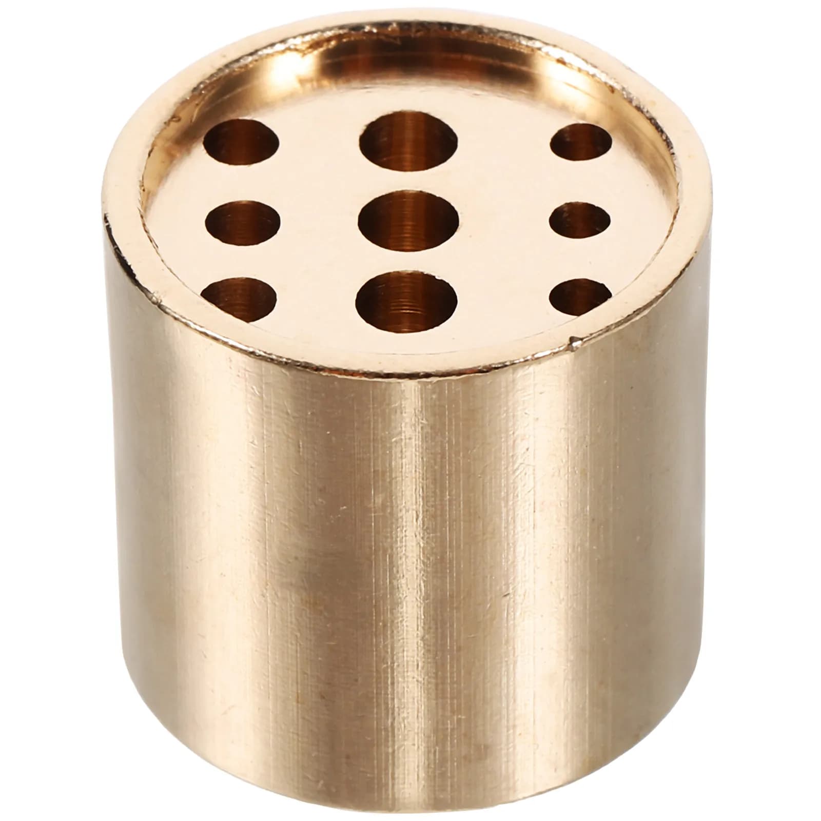 Mini Incense Holder Brass Material Multi Hole Design for Stick Incense Air Purifying Relaxation Tool Home Decor Desktop Censer