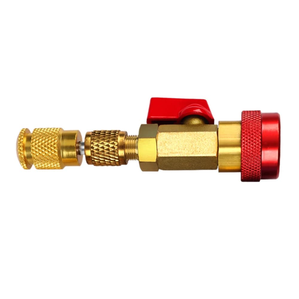 Air conditioner repair tool, air conditioner repair tool, adjustable couplers, high pressure coupling for HVAC repairs