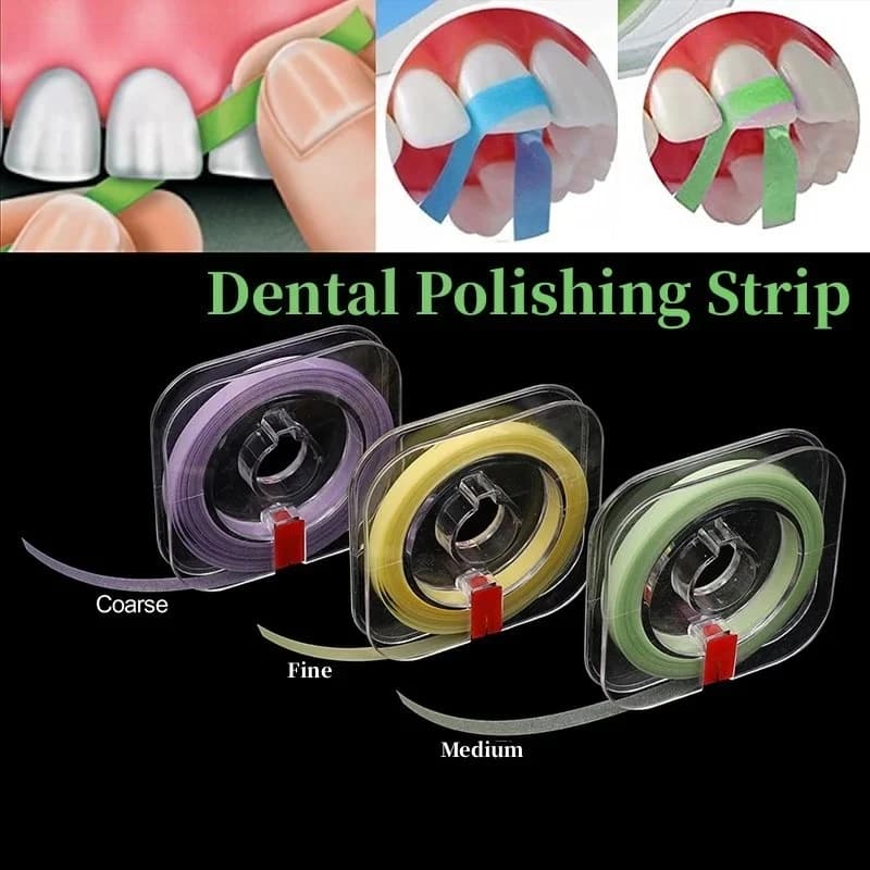 Dental polishing strip in resin for sanding and whitening 4mm*6m teeth