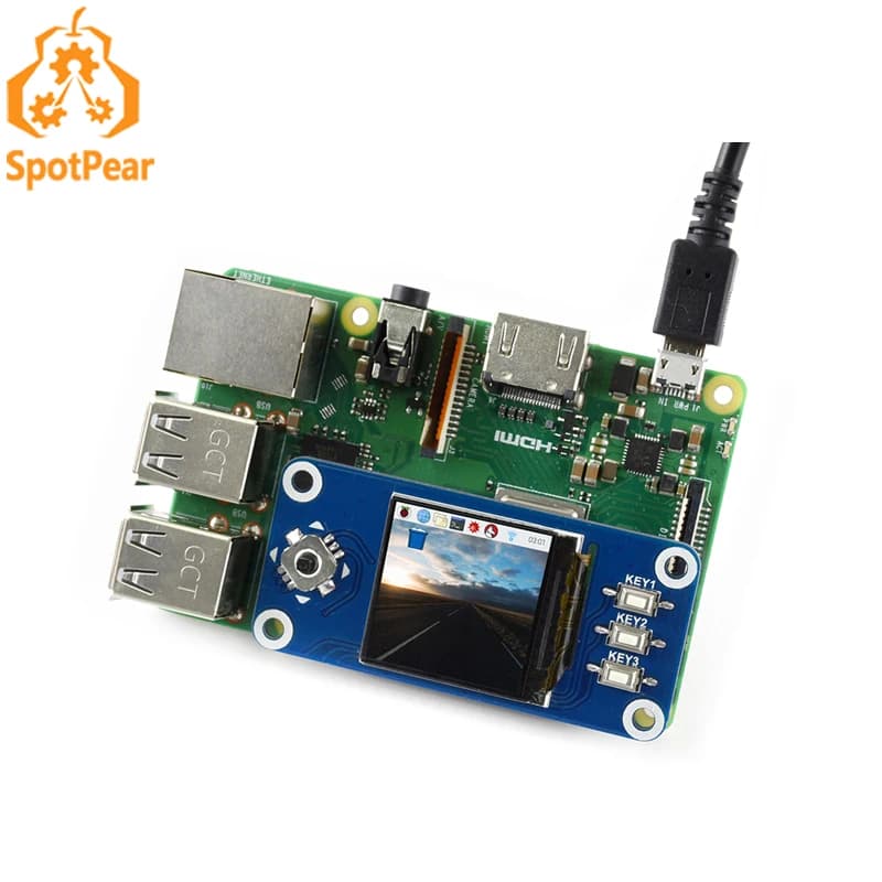 Display LCD Raspberry Pi da 1,3 pollici HAT IPS 240x240 pixel